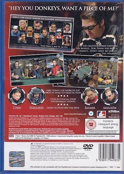 World Series of Poker 2008 - Battle for the Bracelets - PS2 (B Grade) (Genbrug)